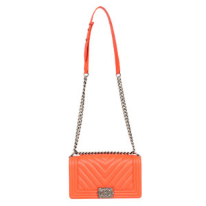 Bolsa Chanel Boy Coral