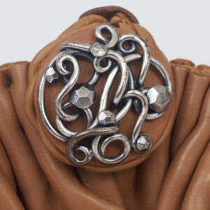 Clutch Bottega Veneta Leather Pouch Marrom