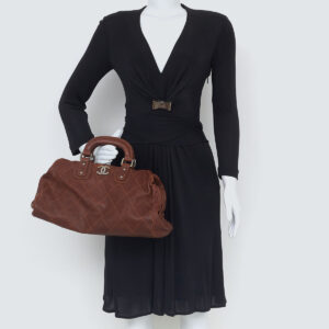 Bolsa Chanel Matelassê Marrom