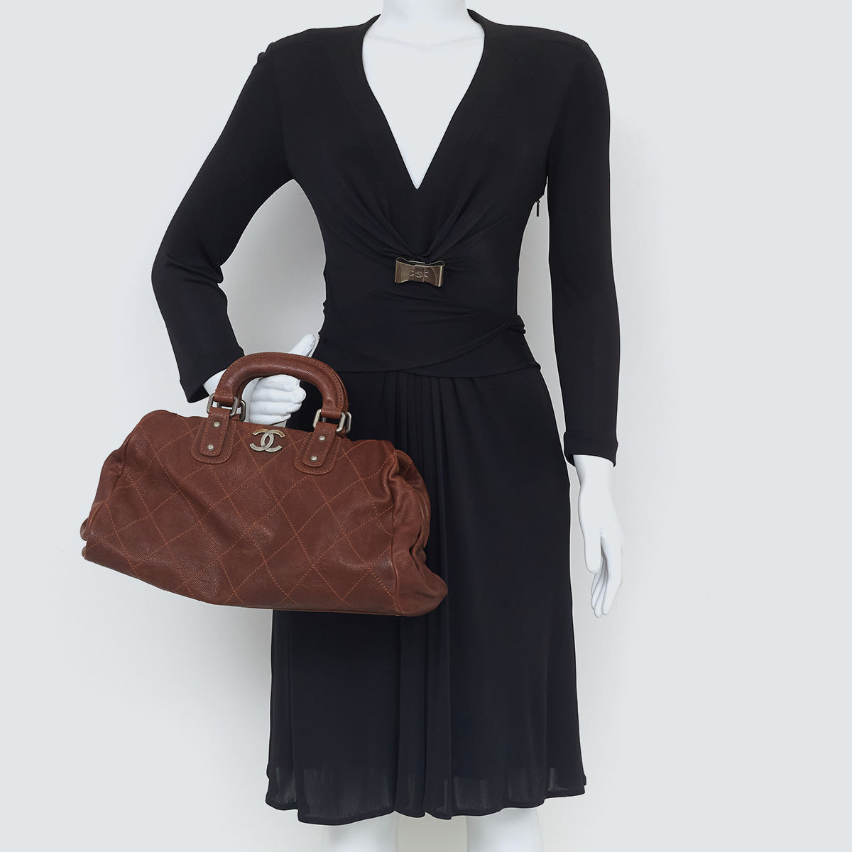 Bolsa Chanel Matelassê Marrom