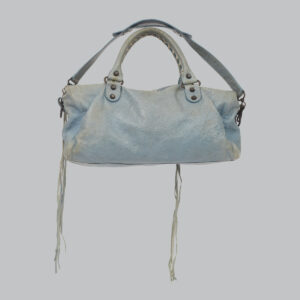 Bolsa Balenciaga Motorcross Turquesa