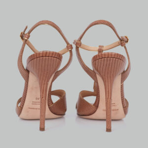 Sandália Dolce & Gabbana Caramelo com Pedrarias TAM. 36 BR
