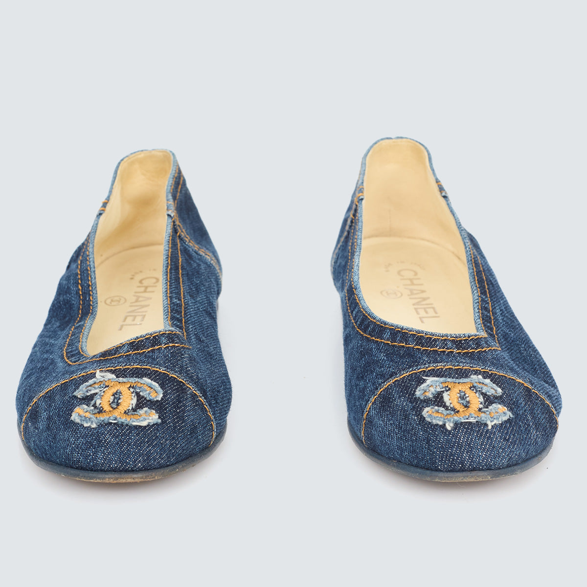 Sapatilha Chanel Jeans TAM. 35,5