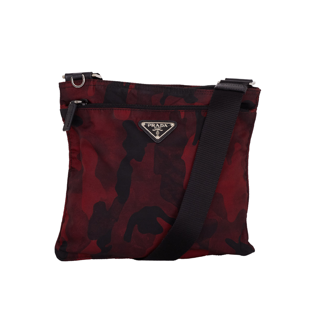 Bolsa Prada Vinho Estampada