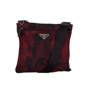 Bolsa Prada Vinho Estampada