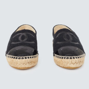 Espadrille Chanel preto tam. 36 br