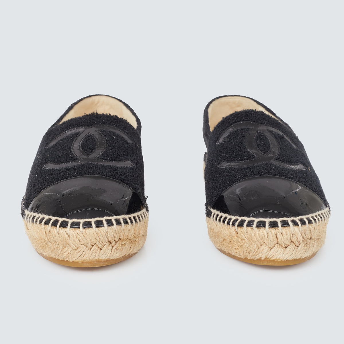 Espadrille Chanel preto tam. 36 br