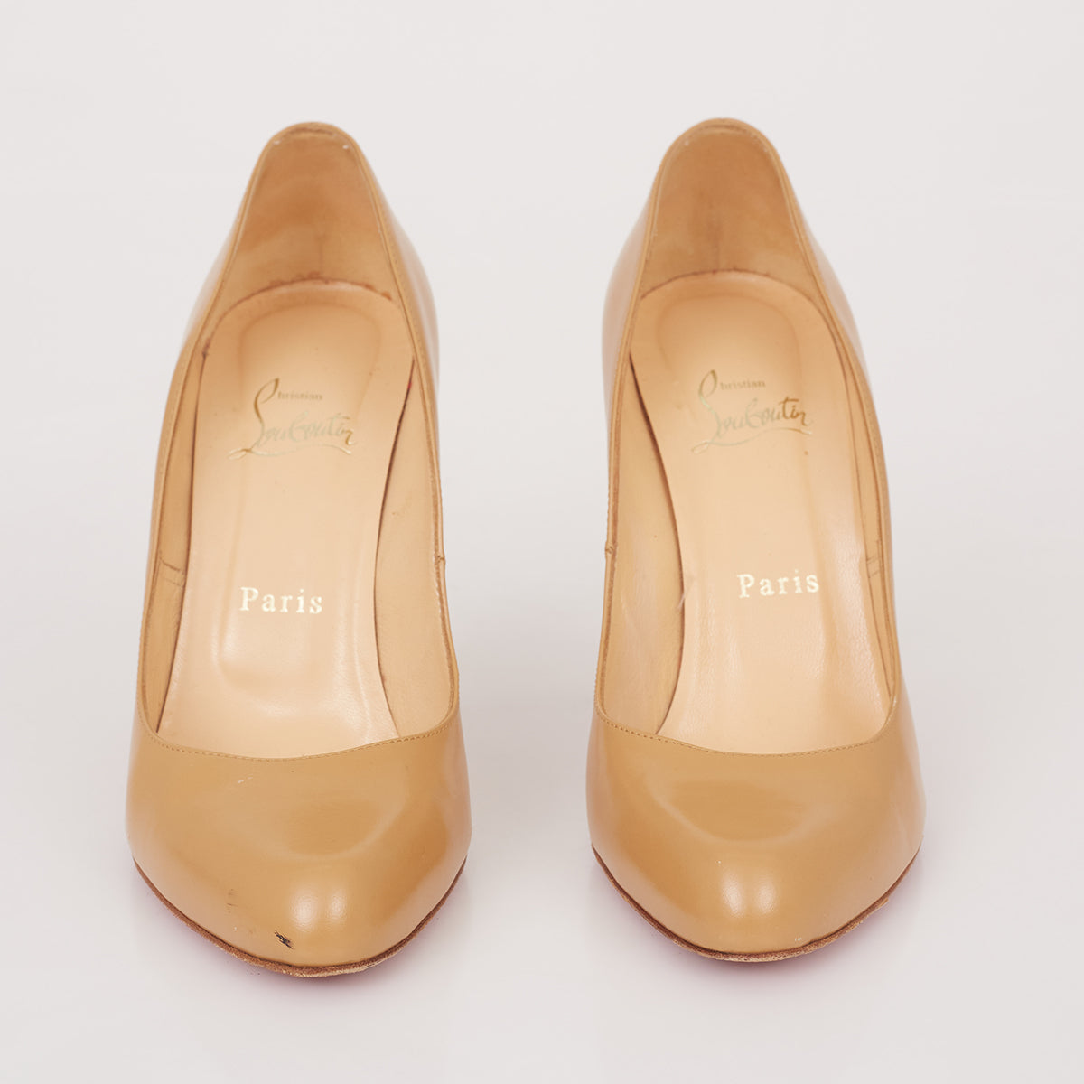 Scarpin louboutin nude TAM. 37,5 BR