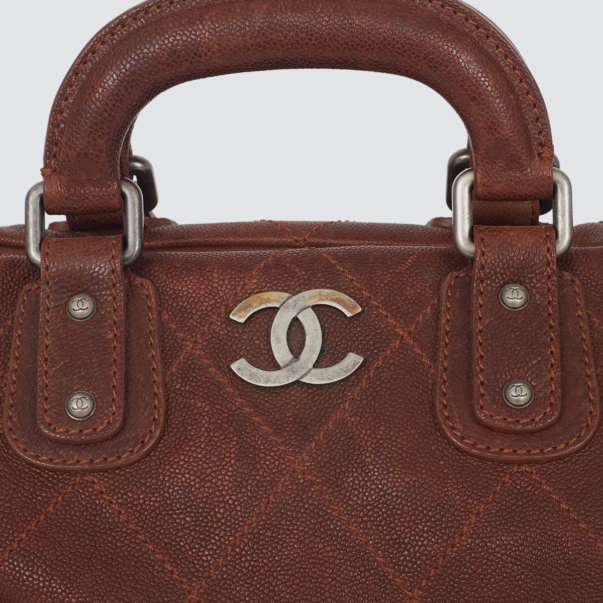Bolsa Chanel Matelassê Marrom