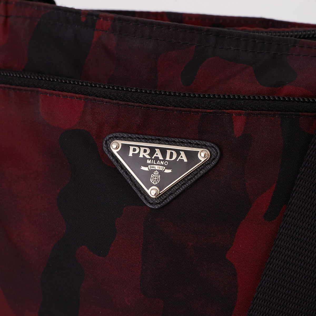 Bolsa Prada Vinho Estampada