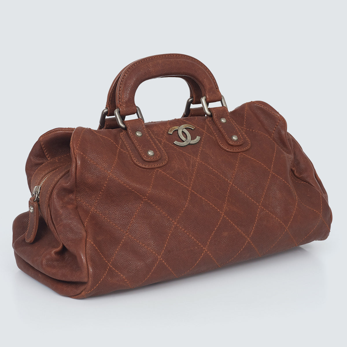 Bolsa Chanel Matelassê Marrom