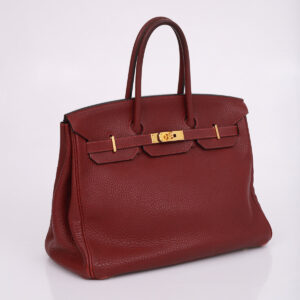 Bolsa Hermès Birkin 35 Vinho