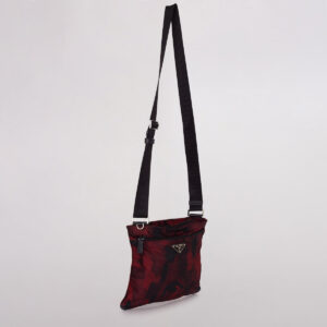 Bolsa Prada Vinho Estampada