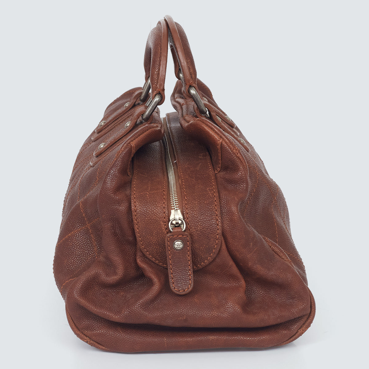 Bolsa Chanel Matelassê Marrom