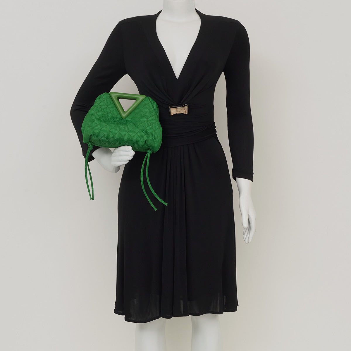 Clutch Bottega Veneta Small Point Verde