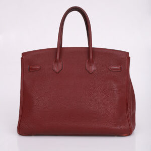 Bolsa Hermès Birkin 35 Vinho