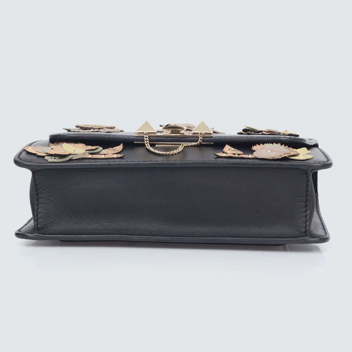 Bolsa Valentino Preta Flores