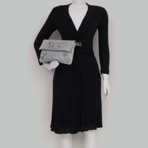 Clutch Balenciaga Azul Bebê