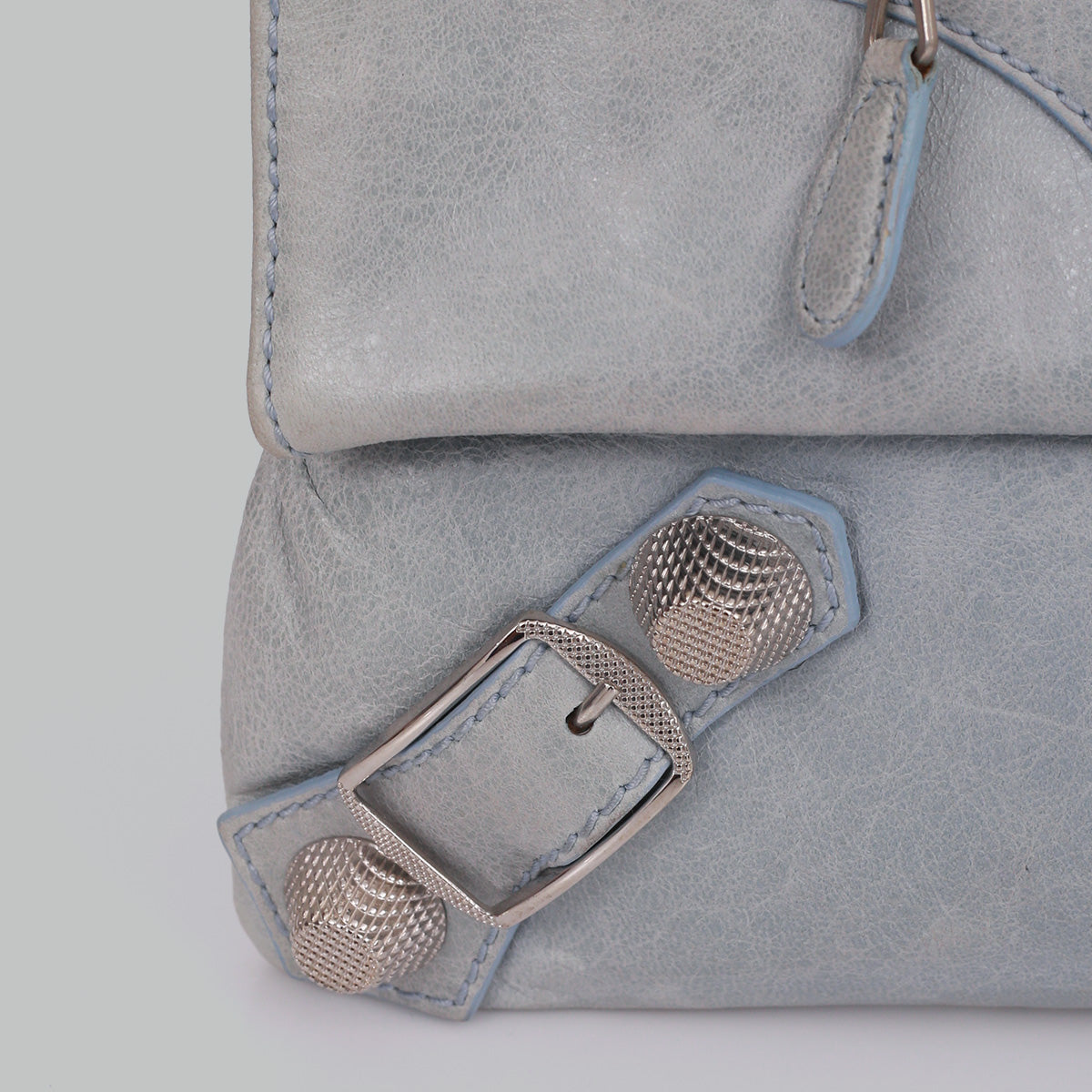 Clutch Balenciaga Azul Bebê