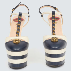 Sapato Gucci Angel Azul e Branca Tam. 37 BR