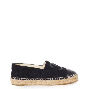 Espadrille Chanel preto tam. 36 br