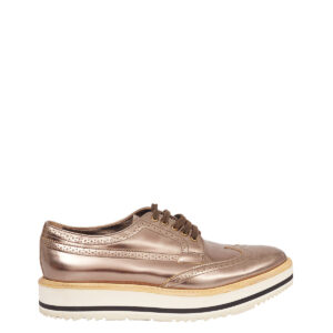 Oxford Prada Plataforma Dourado Tam. 38 Br