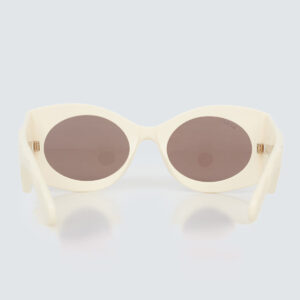 ⁠Óculos Gucci Matelassê Branco