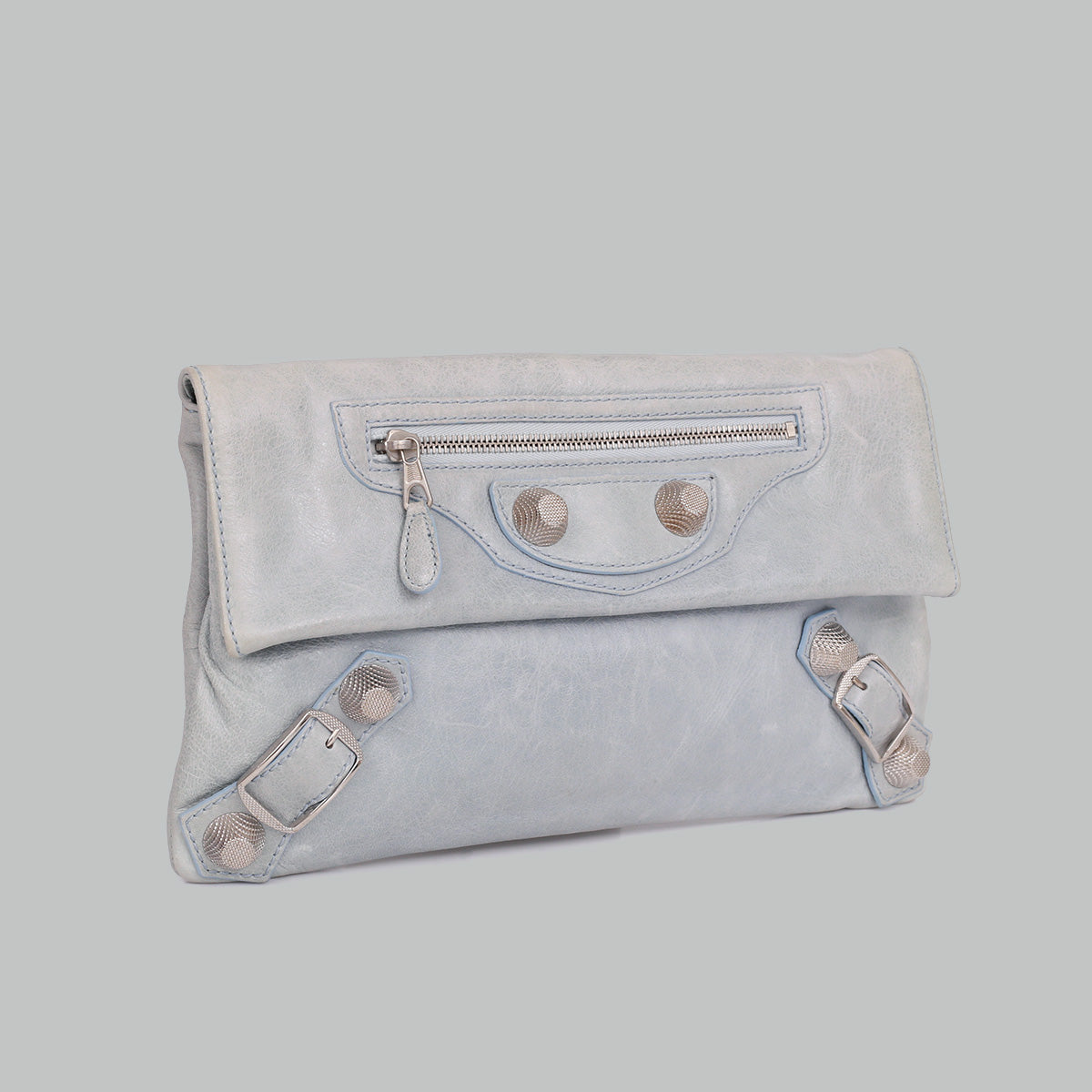 Clutch Balenciaga Azul Bebê