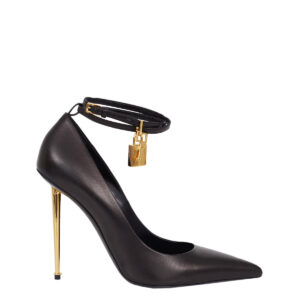Scarpin Tom Ford salto dourado tam. 39 br