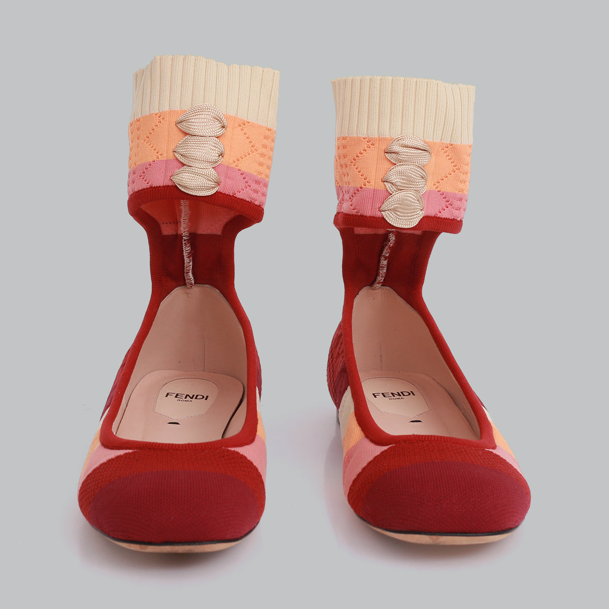 Sapatilha Fendi Multicolorida Tam. 34 Br