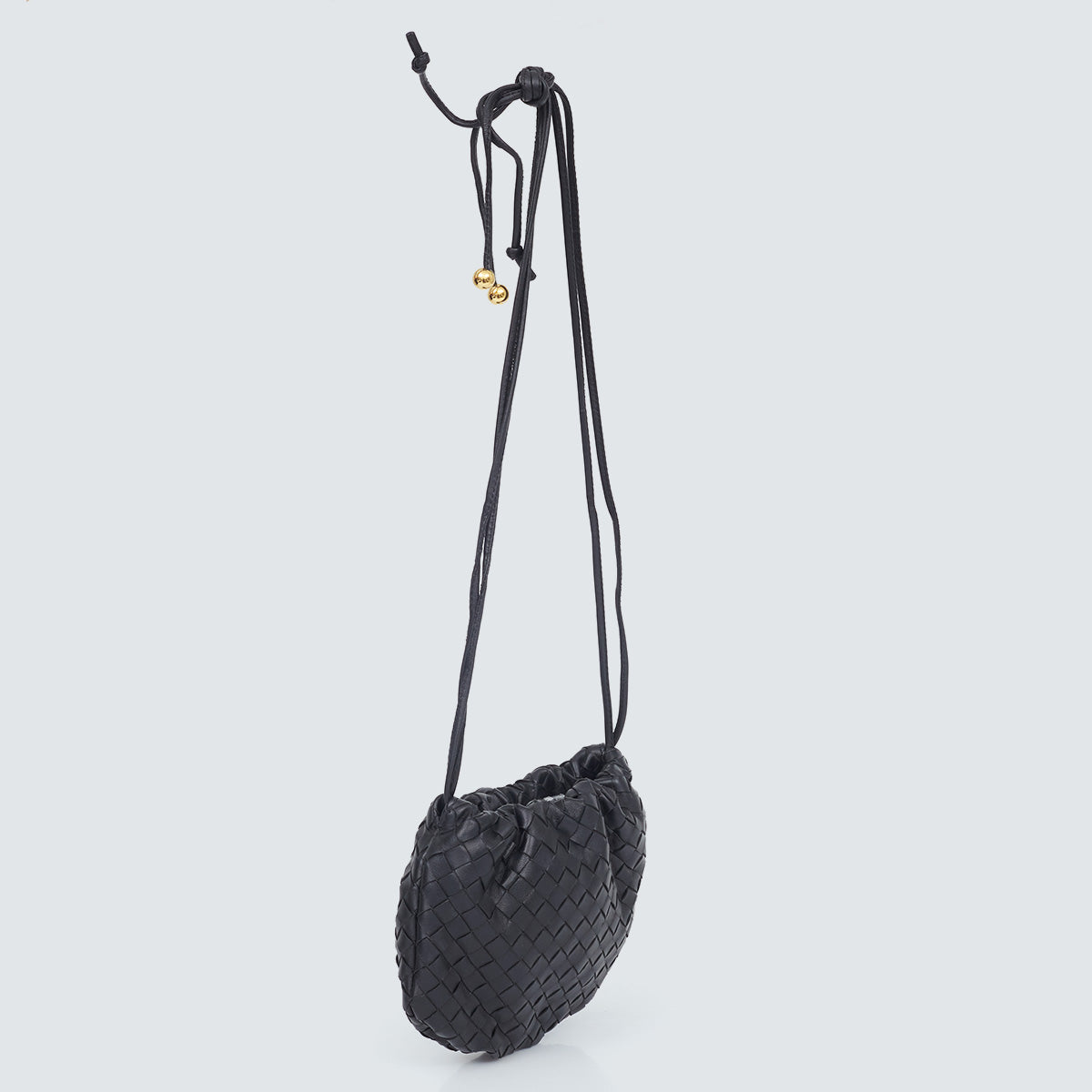 ⁠Bolsa Bottega Veneta Preta