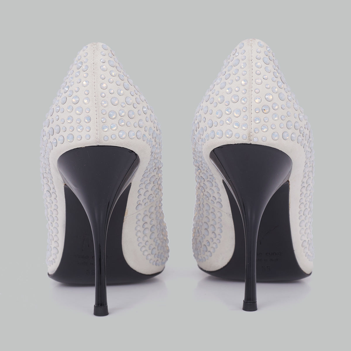 Scarpin Giuseppe Zanotti Preto e Branco  TAM. 37 BR