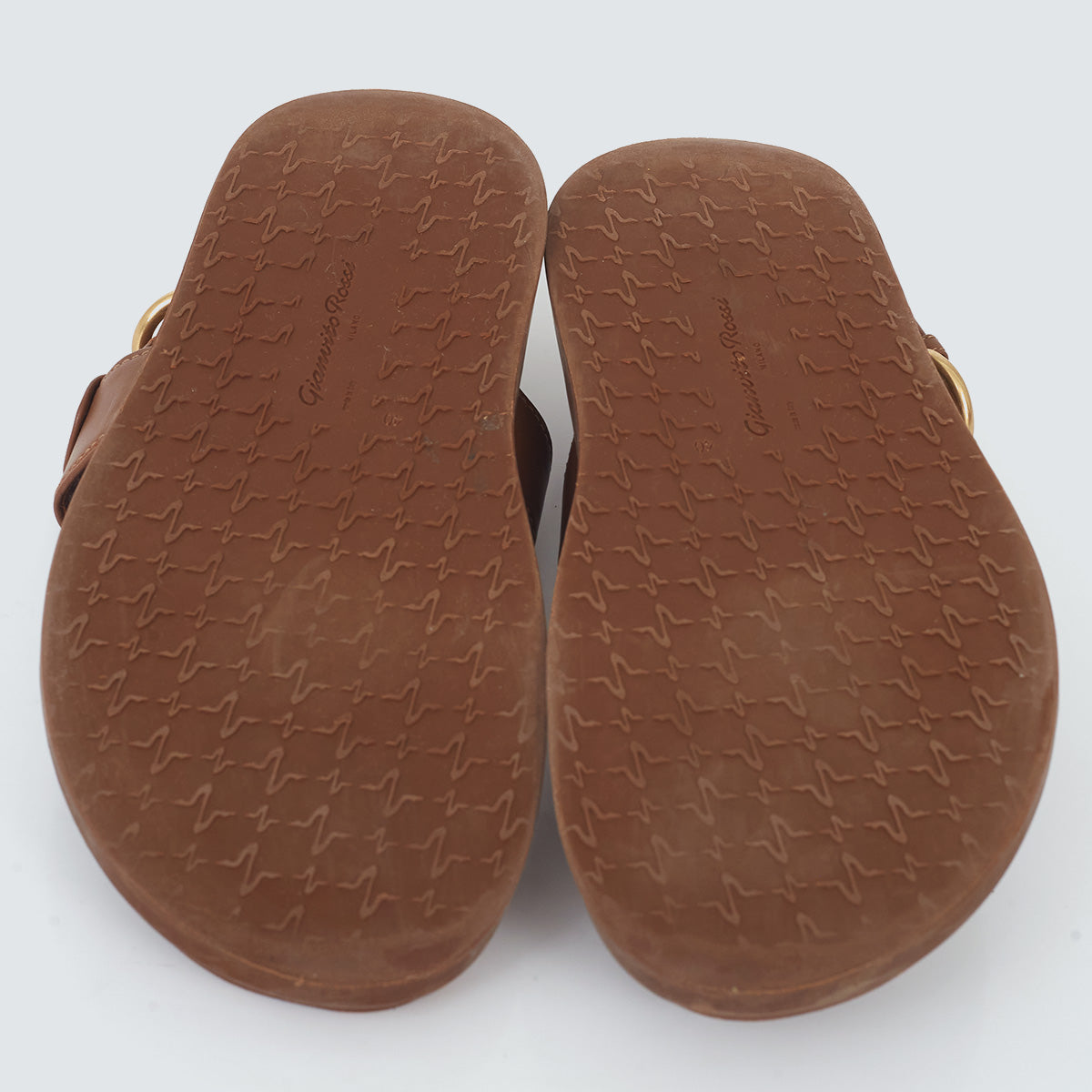 ⁠Papete Gianvito Rossi Caramelo Tam. 38 Br