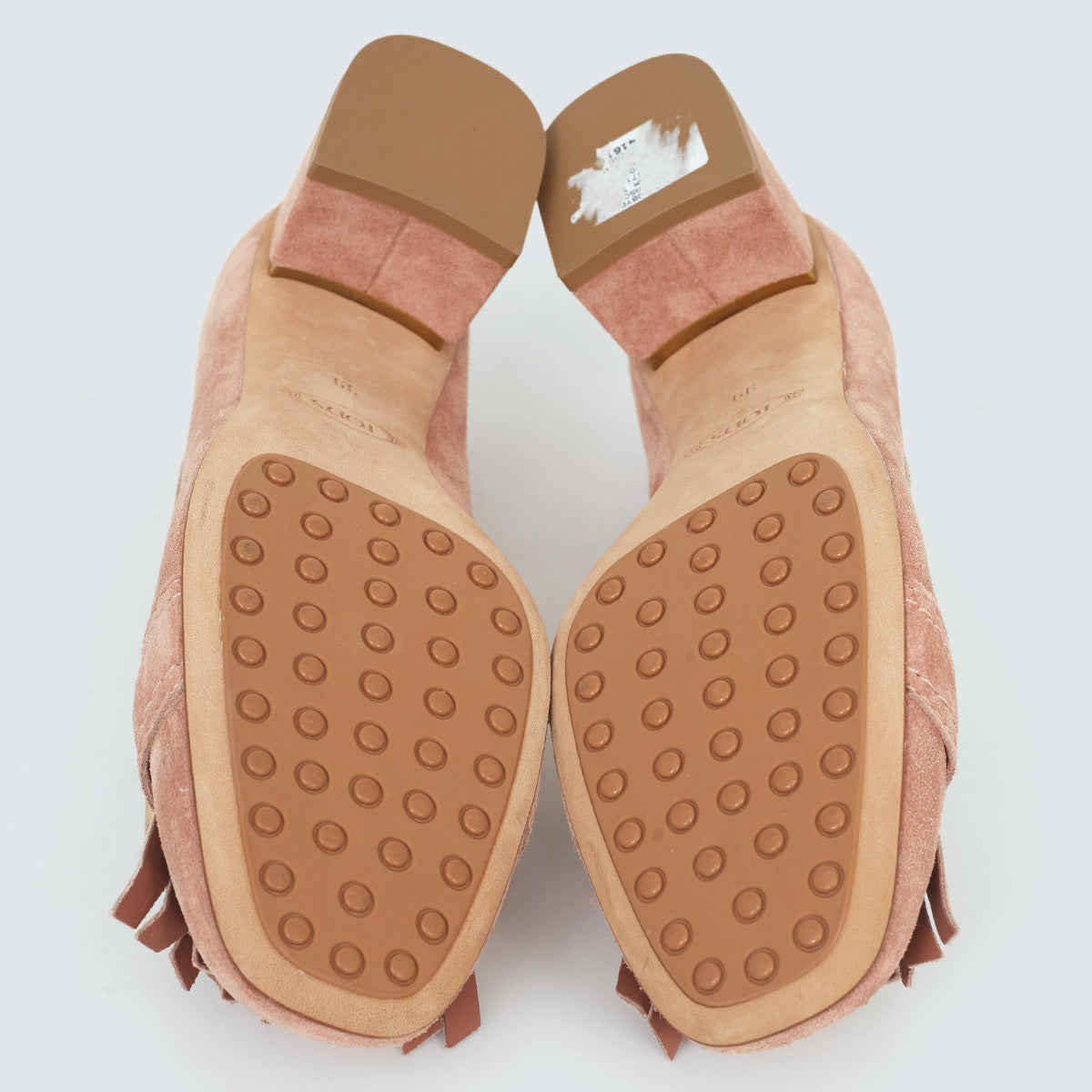 Sapato Tod’s Camurça Rosa Tam. 37 Br
