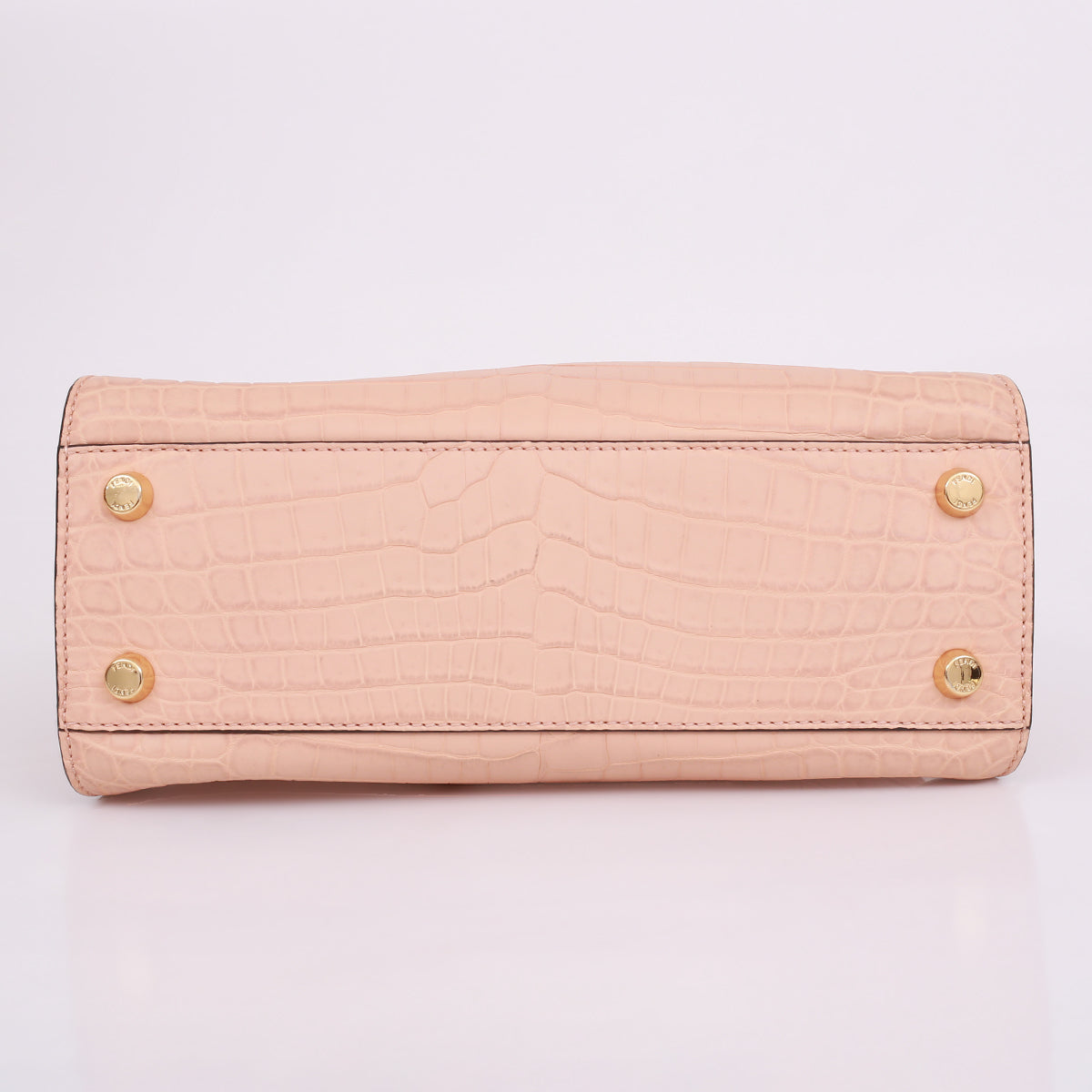 Bolsa Fendi Peekaboo Croco Salmão