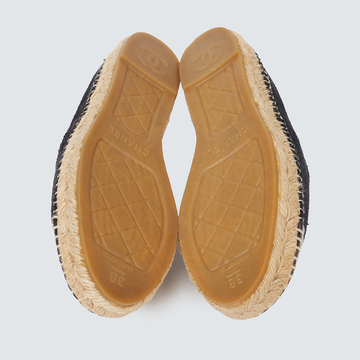 Espadrille Chanel preto tam. 36 br