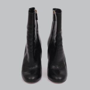 Bota Gucci Couro Preta Tam. 34,5 Br