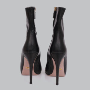 Bota Gucci Couro Preta Tam. 34,5 Br