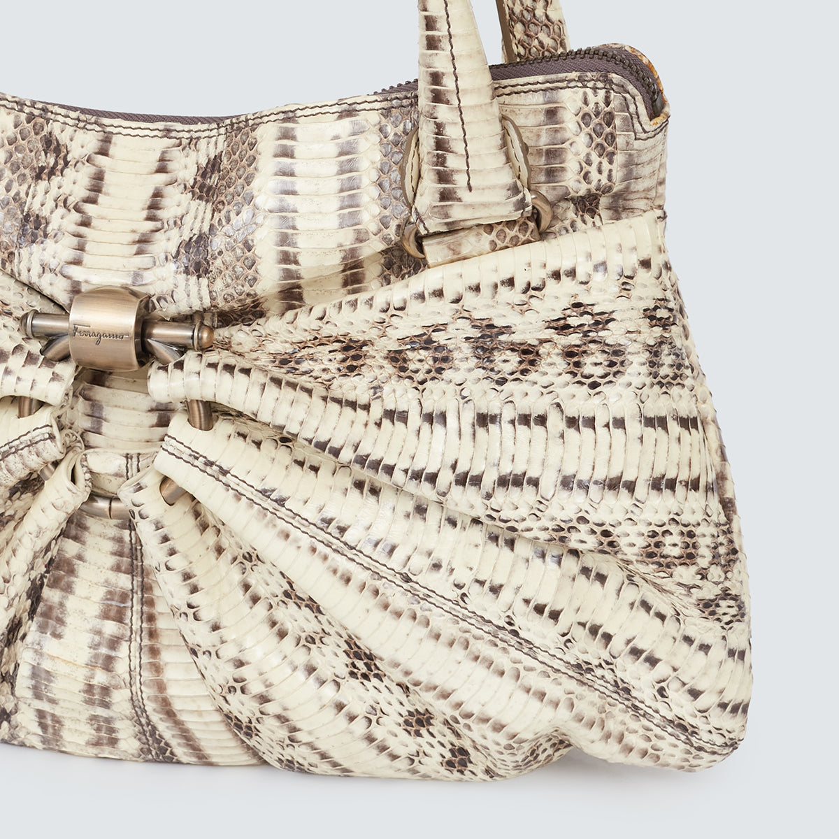 Bolsa Salvatore Ferragamo Python