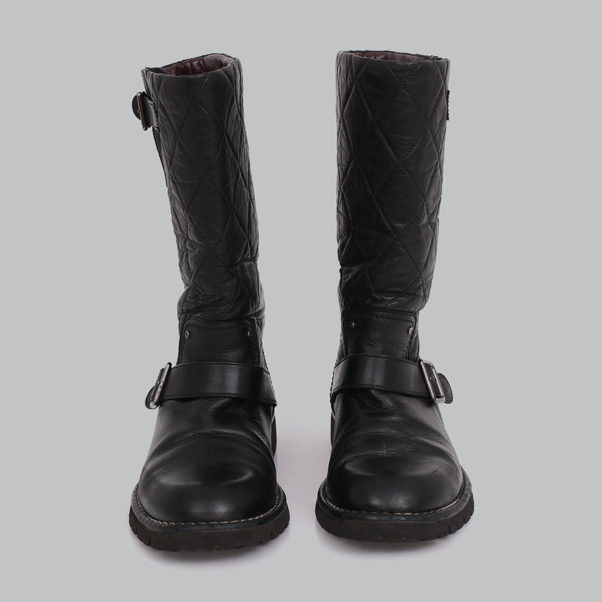 Bota Chanel Matelassê Preta TAM. 38 BR