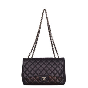 Bolsa Chanel Classic Flap Jumbo Preta