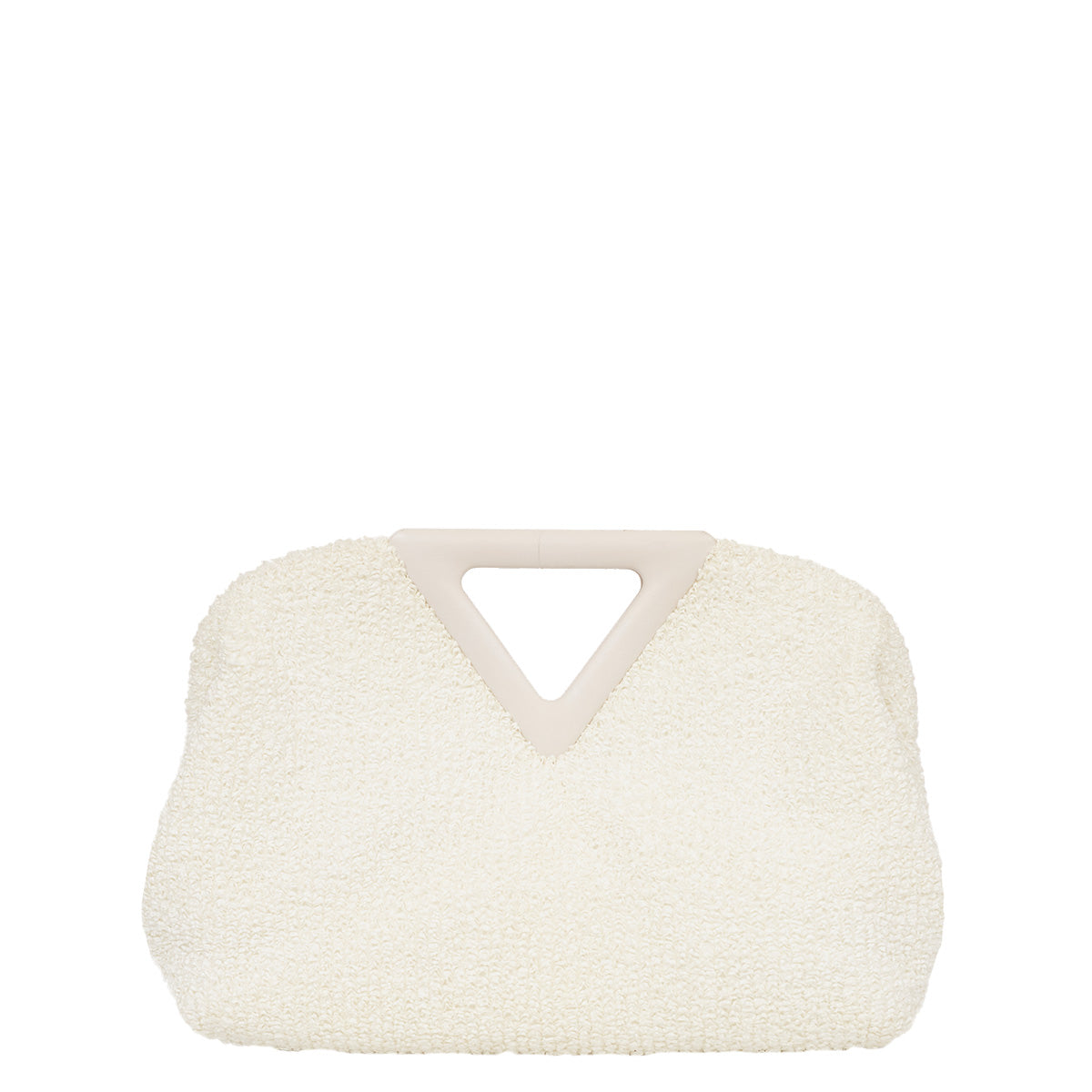 Clutch Bottega Veneta Medium Point Branca