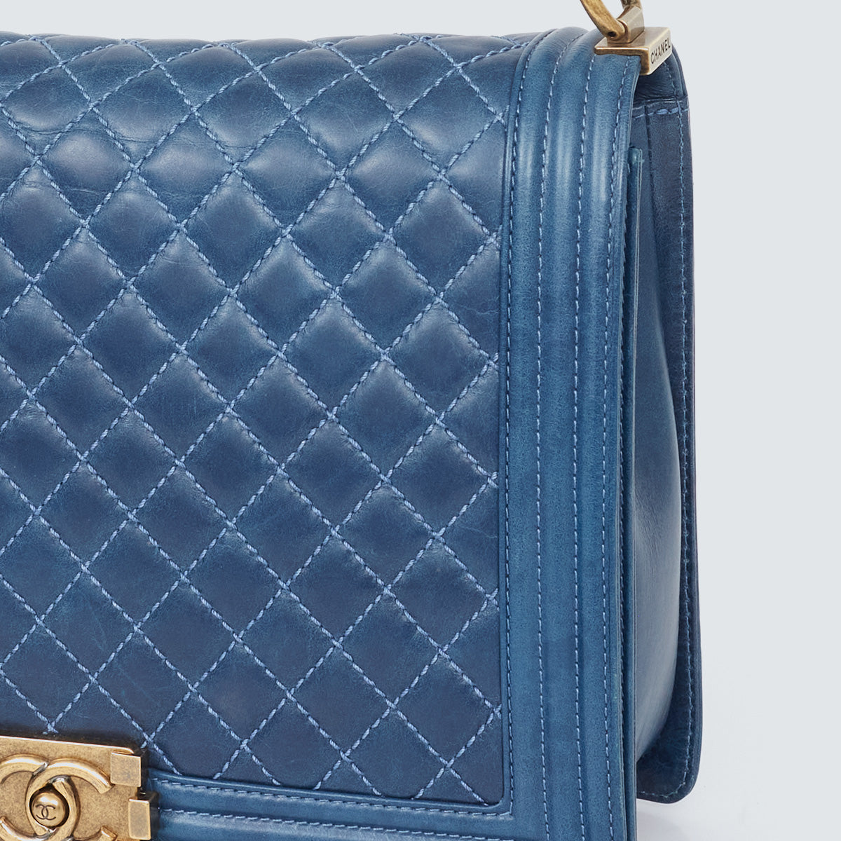 Bolsa Chanel Boy Azul