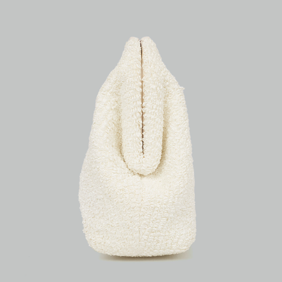 Clutch Bottega Veneta Medium Point Branca