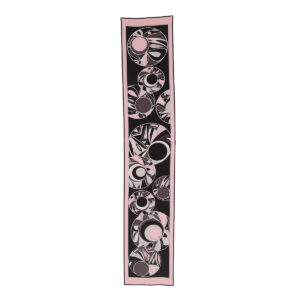 Lenço Emilio Pucci Rosa e Preto