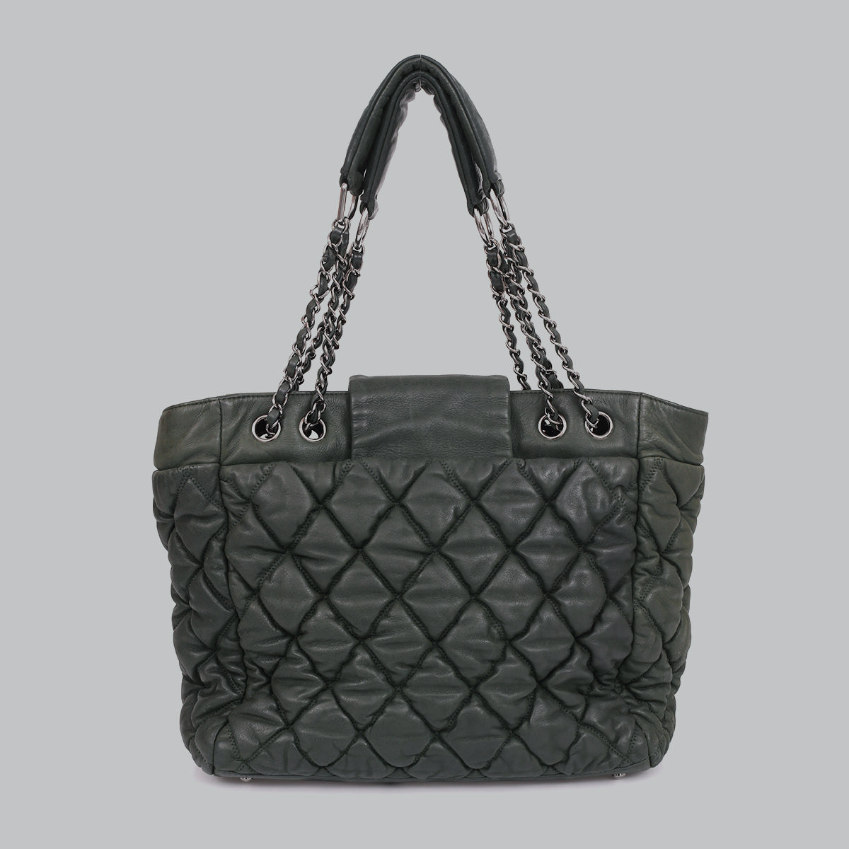 Bolsa Chanel Tote Matelassê Verde