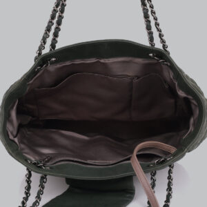 Bolsa Chanel Tote Matelassê Verde