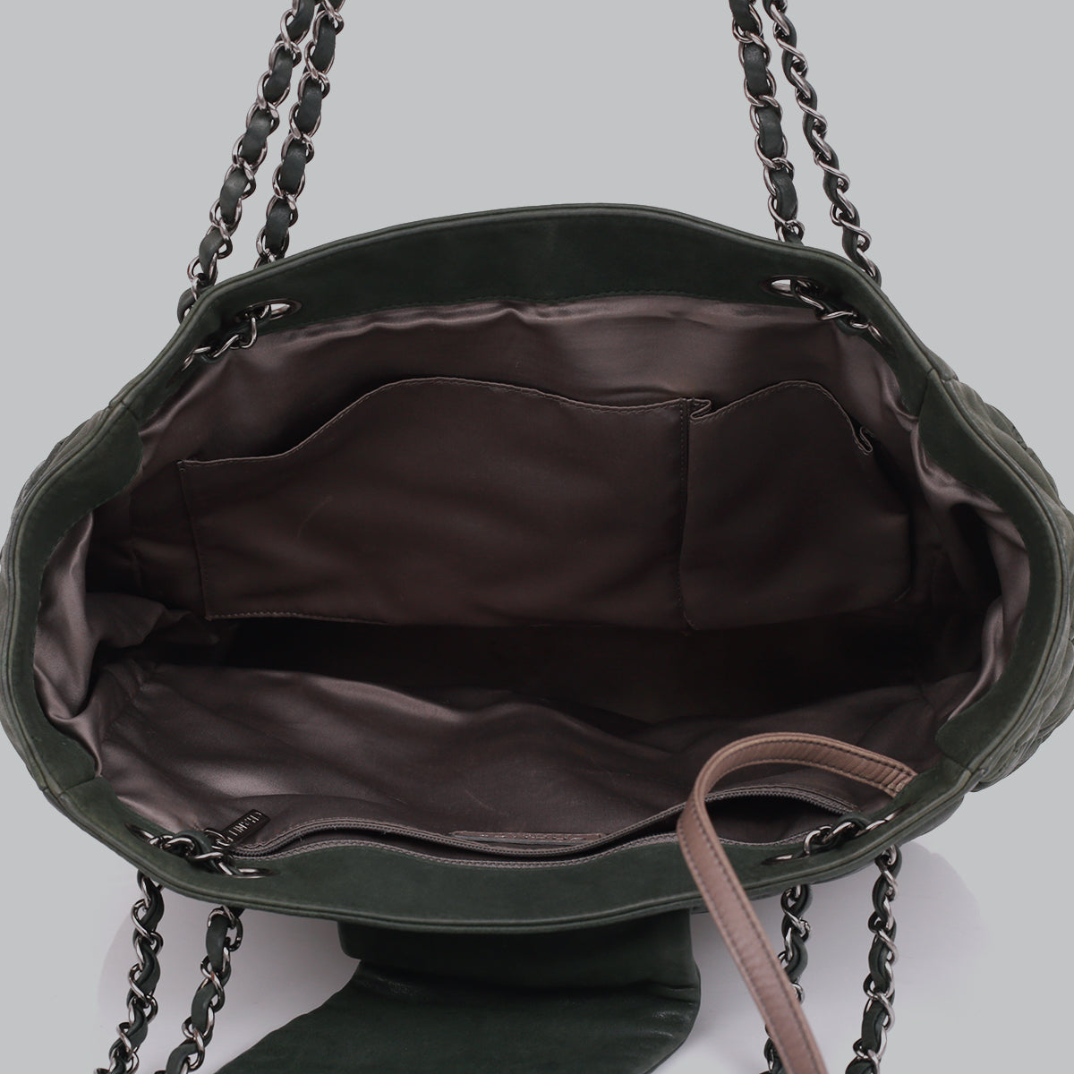 Bolsa Chanel Tote Matelassê Verde