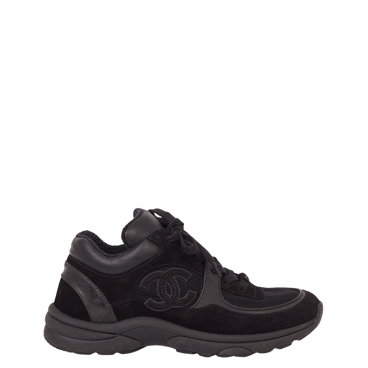 Tênis Chanel CC Preto Tam. 37 Br
