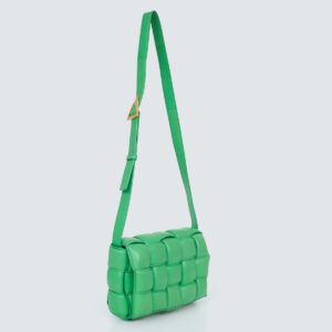 Bolsa Bottega Veneta Padded Cassete Verde